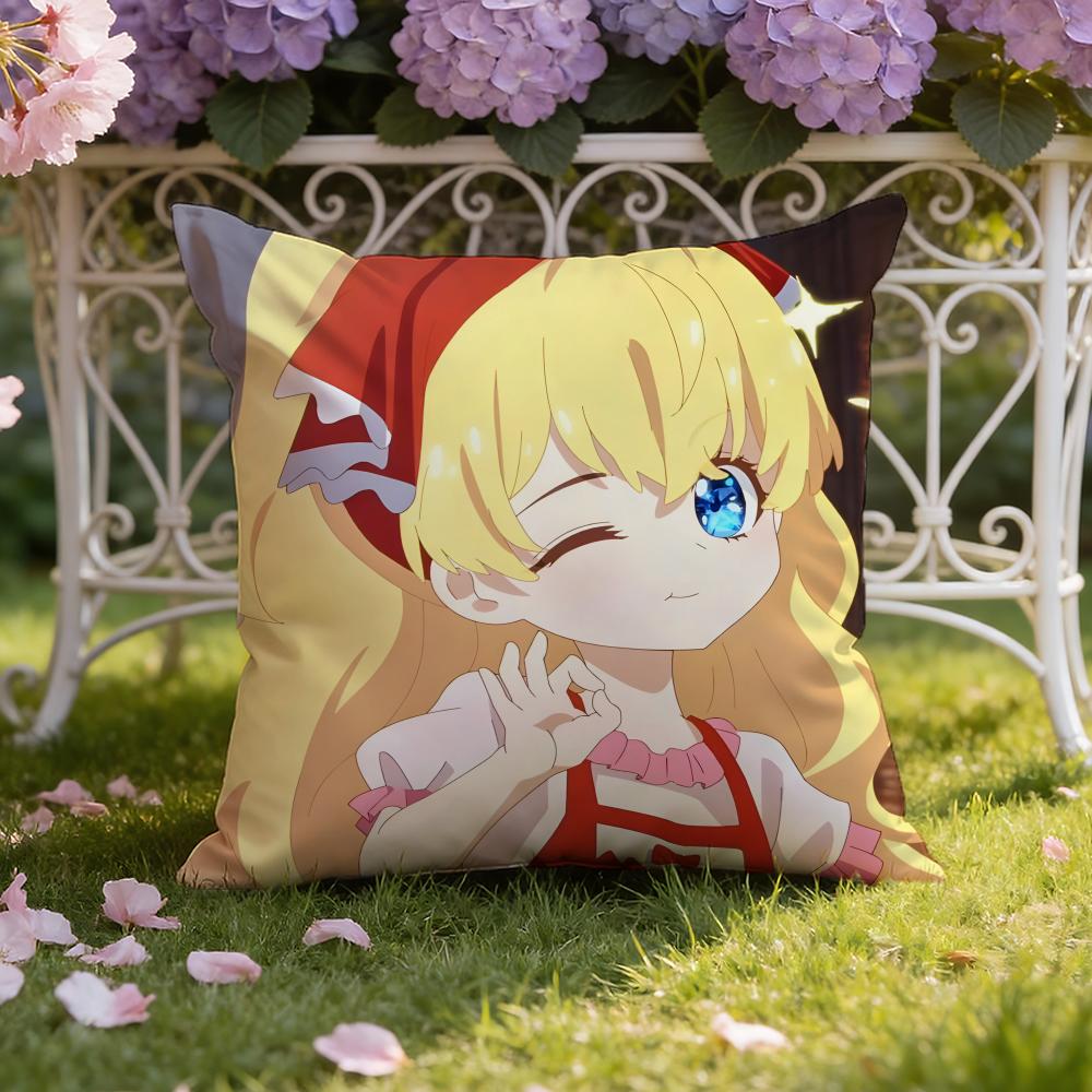 Cartoon W-Who M-Made Me a P-Princess Cushion Cover Home & Car Dual-Scene Pillow Cover: Reversible for Premium Comfort