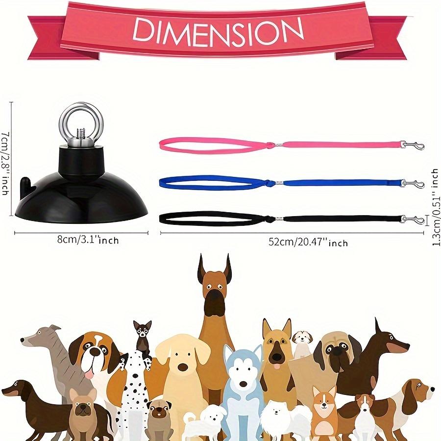1pc Dog Bathing Rope with Suction Cup Pet Dog Grooming Bathtub Restraint Ring and Adjustable Cat Dog Fixed Safety Rope for Pet Shower Bathing