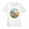 Sunny Bunnies Anime Cartoon TShirt Women Short Sleeve T Shirts Round Neck Streetwear Cotton Summer Tees Streetwear