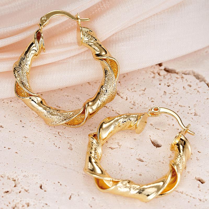 1 Pair, Stylish, High-end Design, Irregular Shape Earrings