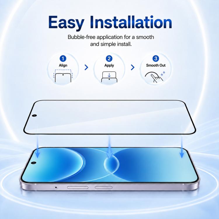 2Pcs Silk-Printed HD 9H Tempered Glass Screen Protector For OPPO A7 Pro Max 5G