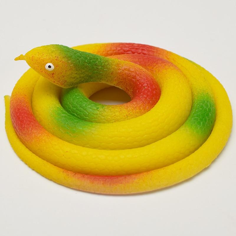 Novelty Halloween Gift Fake Snake Tricky Funny Spoof Toys Simulation Soft Scary  Horror Toy For Party Event 80cm Gag Gifts