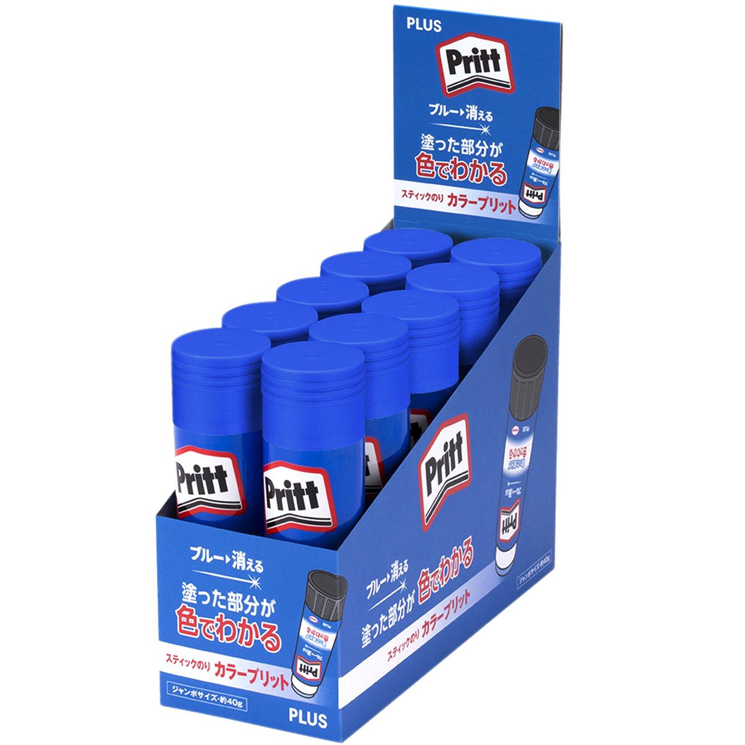 

Plus Pritt Glue Stick Color Pritt Jumbo Size Набор из 10 штук 29-726×10 синий