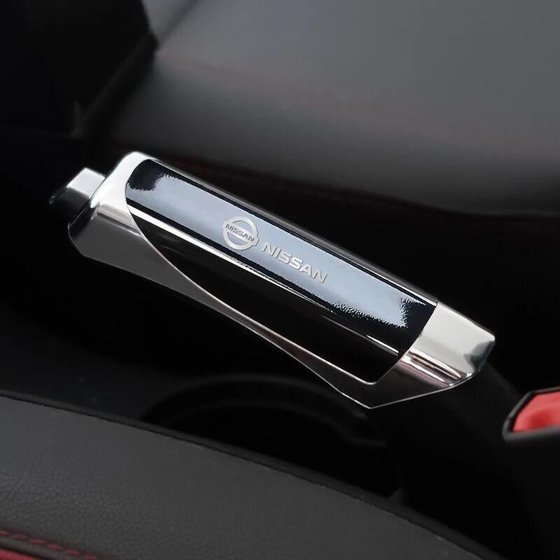 

Car Hand Brake Cover for Nissan Logo Handbrake Grips Protection Cover Leaf Juke Murano Altima Note Teana Qashqai X-Trail чорний