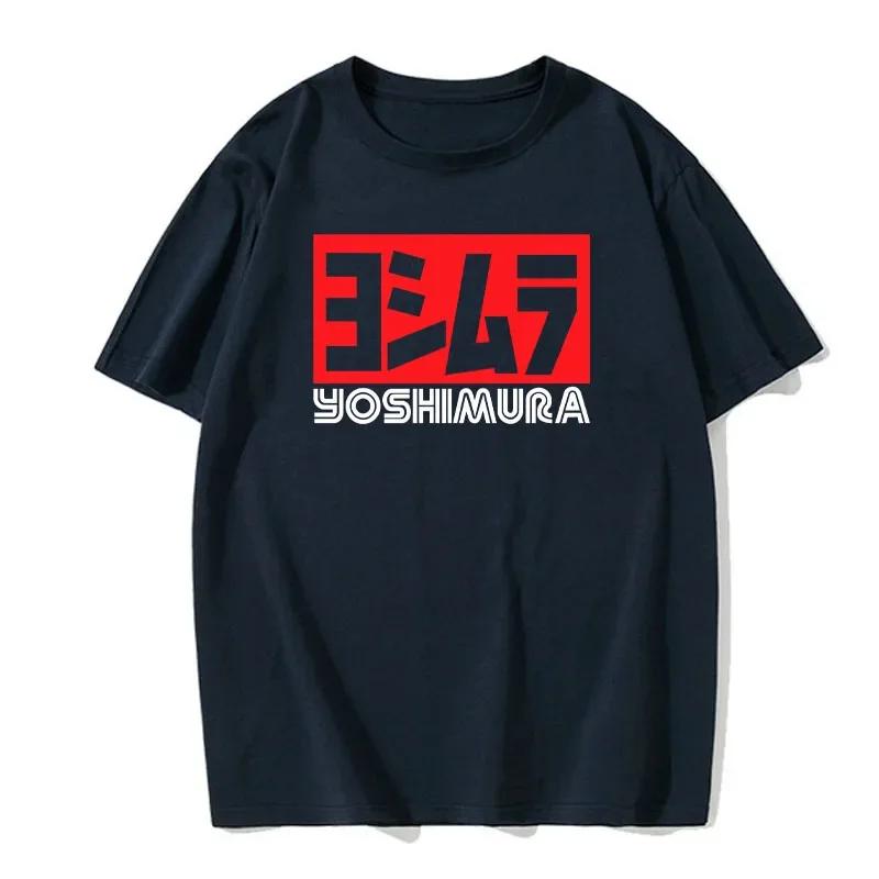 Men's Summer T-shirt Classic Japanese Motorcycle Exhaust T-shirt Fashionable and Funny T-shirt Men's Round Neck European Size