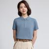 Ice Silk Polo Shirts Men Women Short Sleeve Slim Fit Solid Color Tops