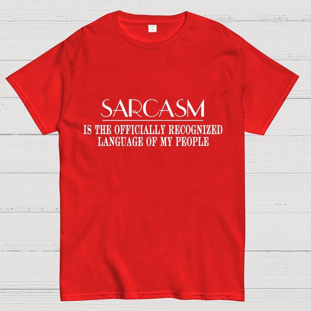 Fluently Sarcastic Cotton Casual Cool Loose T-Shirt
