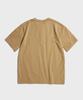 Beulonseun 10.6 Oz Cotton Short Sleeve Henley Tee Camel