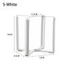 Folding Trash Rack Nordic Style Kitchen Multifunctional Debris Storage Office Desktop Trash Rack Hanging Plastic Bag Holder