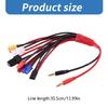 1 to 8 Charging Cable Plug Line for Battery EC5 EC3 XT60 Plug Multiple Charging Convert For b6