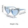 Heart-Shaped Pearl Sunglasses for Men & Women - Fashion Party Shades 2026