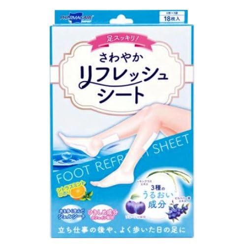 Teikoku Pharmaceutical Teikoku Pharmacare Refreshing Sheets, 18 Sheets (6 Sheets X 3 Packets)