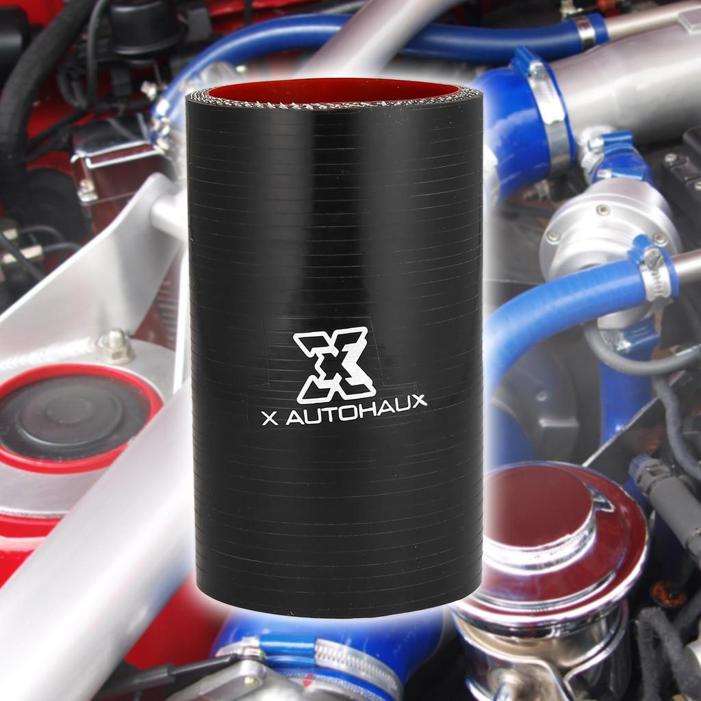 X AUTOHAUX Silicone Hose, Intercooler Silicone Hose, Silicone Pipe, Radiator Hose, Inner Diameter 2.0