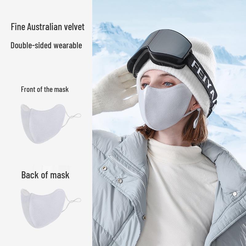 

Exclusive Offer: Australian Wool Women s Warm Mask for Autumn/Winter - Perfect for Skiing One Size