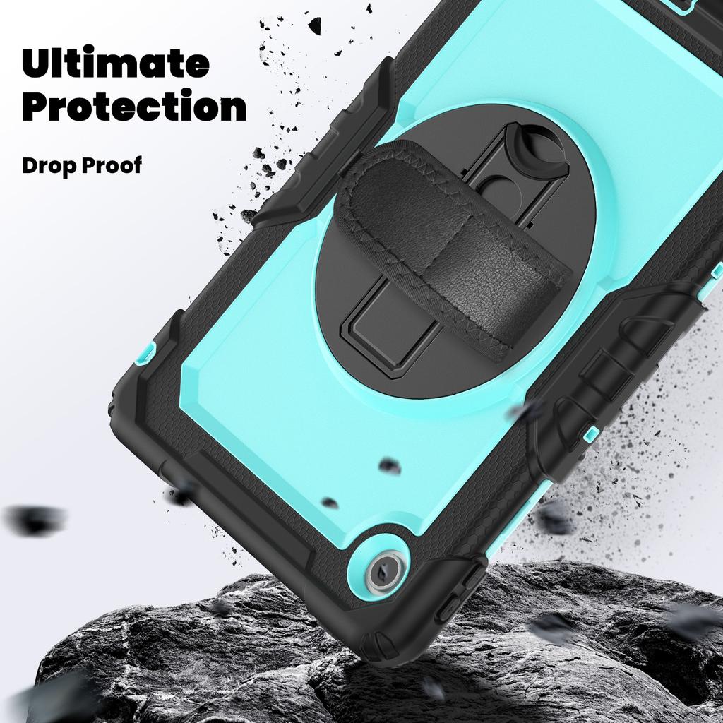 For Lenovo Tab 10.1" TB311FU 2025 Shockproof Case for Lenovo Tab K10 2nd TB311XU 10.1" Armor Kickstand Cover+Shoulder Strap