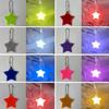 10x Personalized Outdoor Sport Keyrings Reflective Stars Safe Reflector Keychain