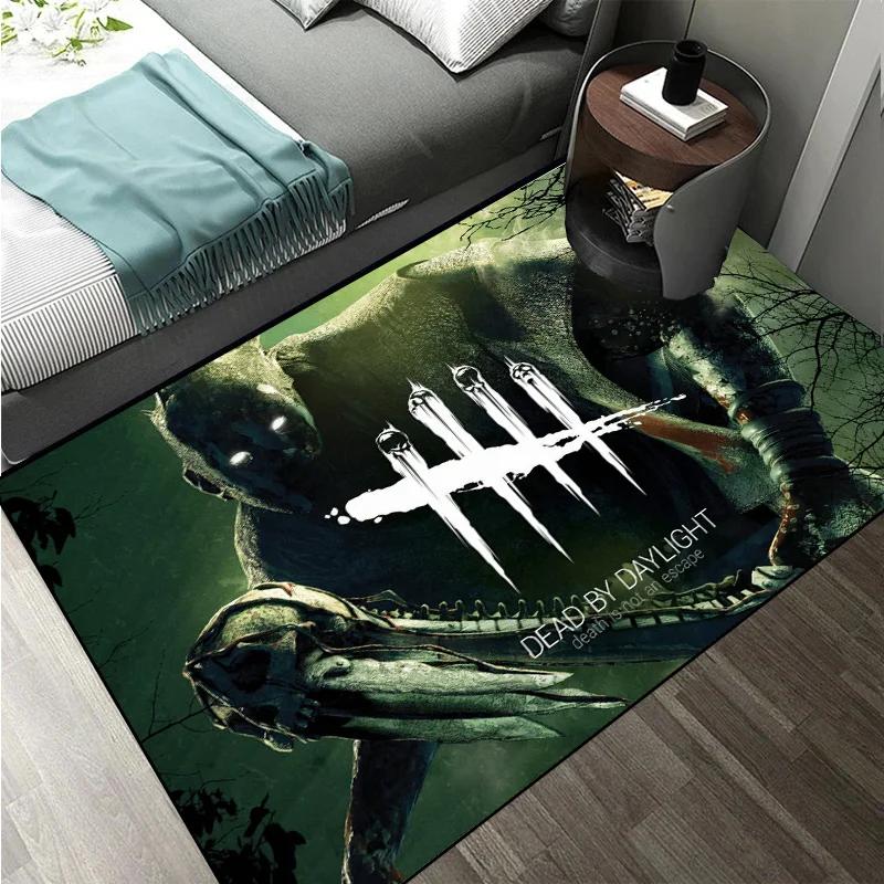 D-Dead by Daylight Survival Horror Escape Game Large Area Rugs Carpet for Home Living Room Bedroom Sofa Mat