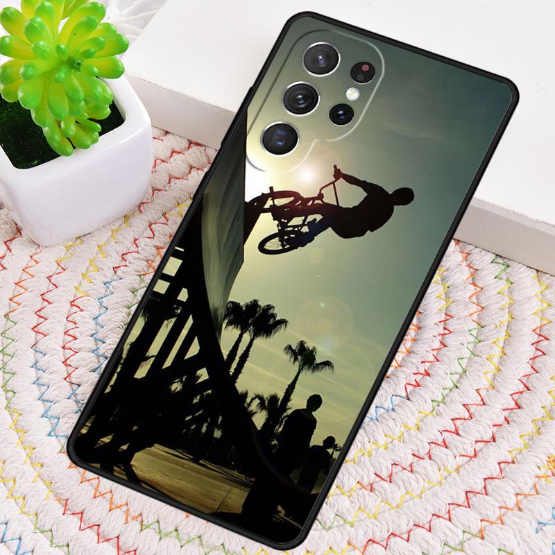 BMX Bike Extreme Sport Phone Case for Samsung Galaxy note 10 pro S26 Ultra S23 S24 FE S25 S21 S22 PLUS shockproof Cove