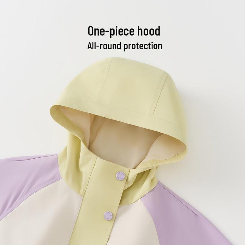 YEEHOO Girls' Three-Proof Hooded Outdoor Jacket