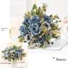 2PCS Artificial flower bouquets, artificial roses, high-end artificial flower bouquets.
