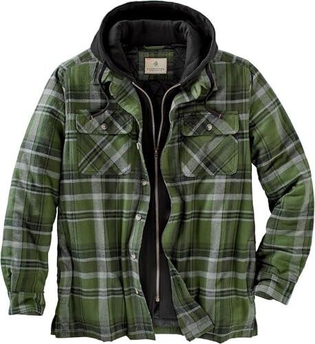 

Демисезонная куртка Legendary Whitetails Maplewood Hooded Shirt Jacket plaid army green L