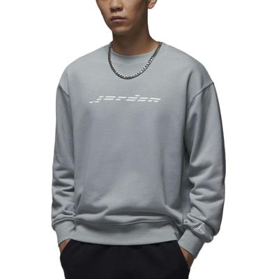 Logo Outdoor Casual Sports Pulower z okrągłym dekoltem i długim rękawem Męska bluza Limestone HQ4889041