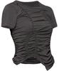 Peulleeoeob Handmade Twisted T-Shirt (Fl-119_Charcoal)