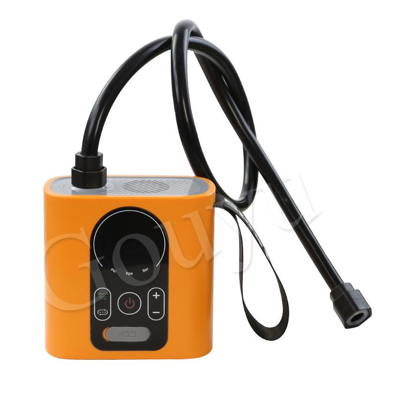 Portable High-Pressure Electric Inflatable Pump for Outdoor Use - Dual-Use for Paddle Boards and Air Mattresses.