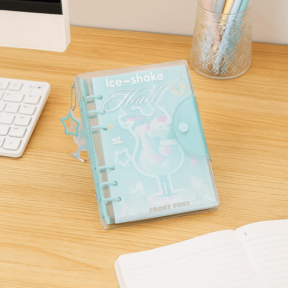 Exquisite 6 Binder Ring Notebook Frosty Series Diary Book Loose-leaf Schedule Book Daily Planning