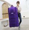 158L Aviation Large Capacity Rolling Travel Bag - Foldable Wheeled Luggage Storage, Oxford Cloth