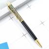 5Pcs Sequins Drift Sand Ballpoint Pens Refillable Metal Ballpoint Pens 1.0MM Tip for Daily Writing and Note Taking