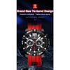 POEDAGAR Orologio da Polso da Uomo di Lusso Cronografo Sportivo Cinturino in Silicone Orologi Impermeabile Luminoso Data Orologio al Quarzo Moda