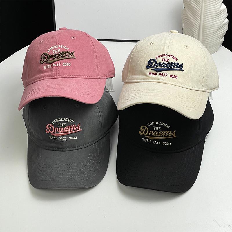 Adjustable Cotton Letter Embroidery Baseball Hat For Men And Women In All Seasons