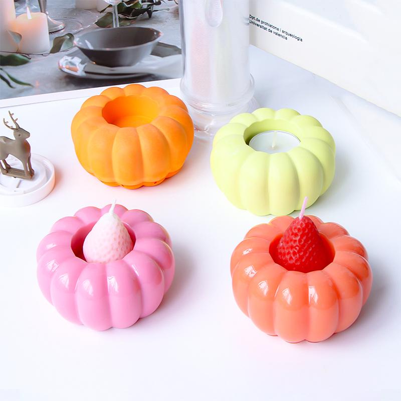 

DIY подсвечник силиконовая форма домашний декор орнамент тыква ручной работы ручная работа ремесло