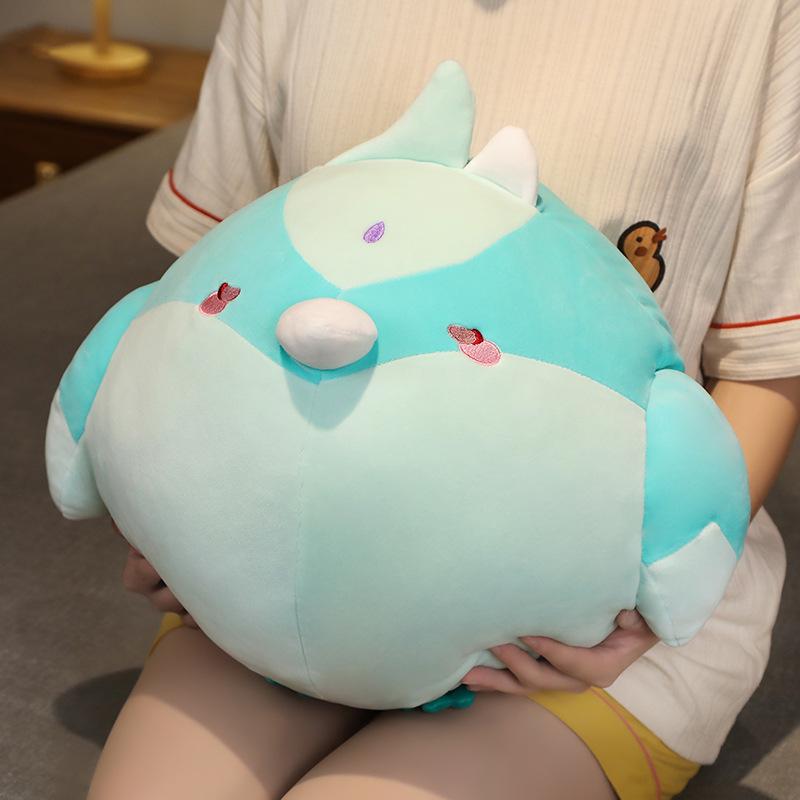 Cartoon Genshin Impact Pluche Speelgoed Alatus Xiao Knuffelpop Teyvat Dierentuin Xiao Vogel Pluche Kussen Cosplay Accessoires Schattig Kindercadeau 15cm blue