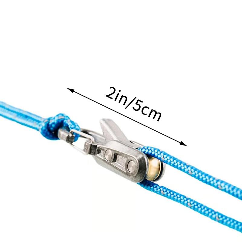 Rope Roller Paracord With Roller Cam Technology,Easy Secure Tie Down For Outdoor, Camping, And Boating Guy Lines