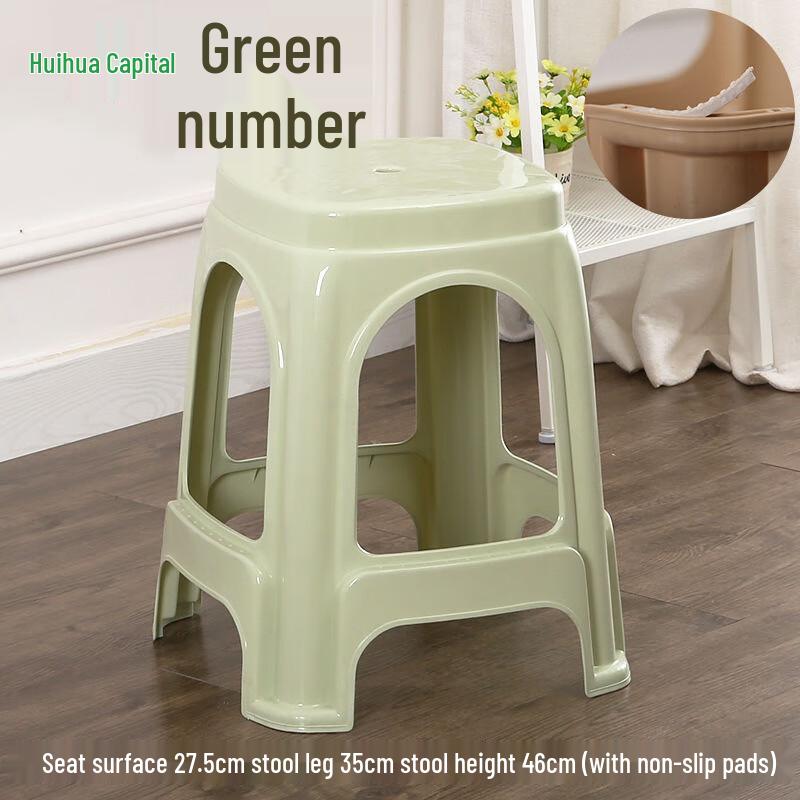 HUIHUADU Durable Non-Slip Plastic Stool
