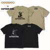 COSPA Yurucamp X Captain Stag T-Shirt Black M Size