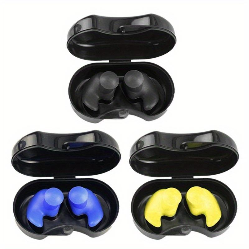 1set Swimming Earplugs Waterproof Reusable Silicone Ear Plugs Diving Sport Plugs For Water Surf Showering Bathing Accessories