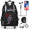Soccer Print Backpack for Teens Casual Travel USB Charging Student Bookbag Sports Backpack Large Capacity