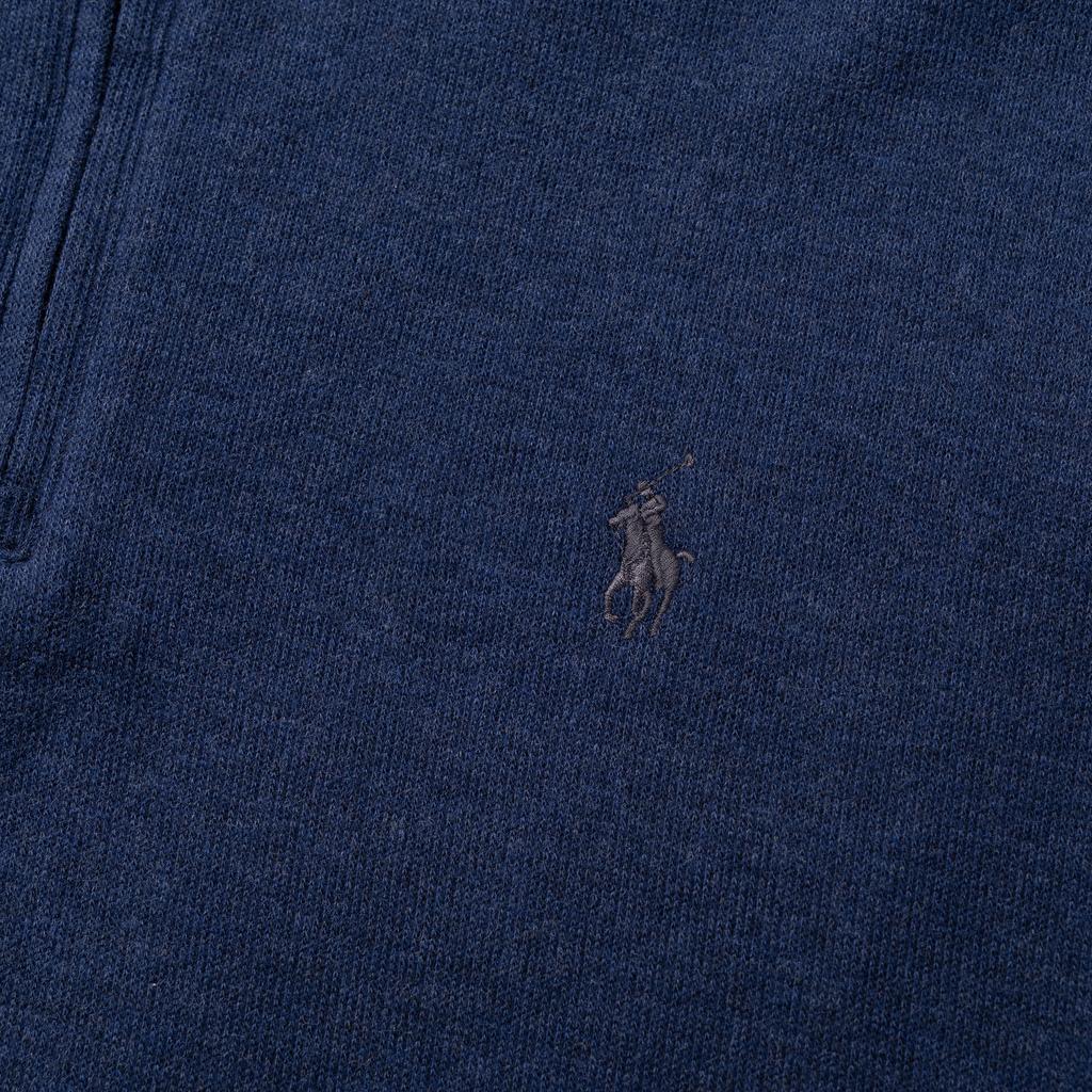Polo Ralph Lauren Solid Color Half-Zip Logo Embroidered Long Sleeve Sweatshirt Men Sweatshirt 710784465-034