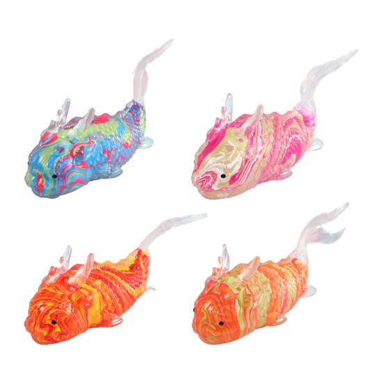 Fish Squeeze Toy Slow-Rising TPR Fidget for Stress Relief Cute Fish-Shaped Decompression Gadget for Kids Adults