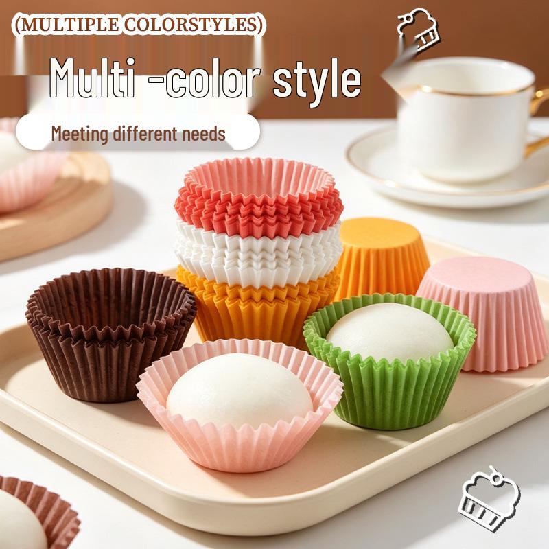 Large White Xue Mei Niang Muffin & Cake Cups - Thickened Paper Holder