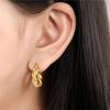 Orecchini Versatili in Argento 925 Dorato Temperamento Gioielli Orecchini a Cerchio Versatili Per Donne Gioielli Regali per Feste di Compleanno