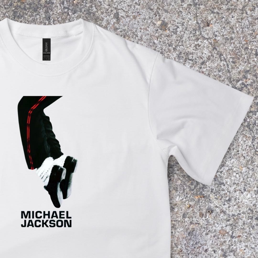 Michael Jackson T-shirt White Movie Michael Jackson L