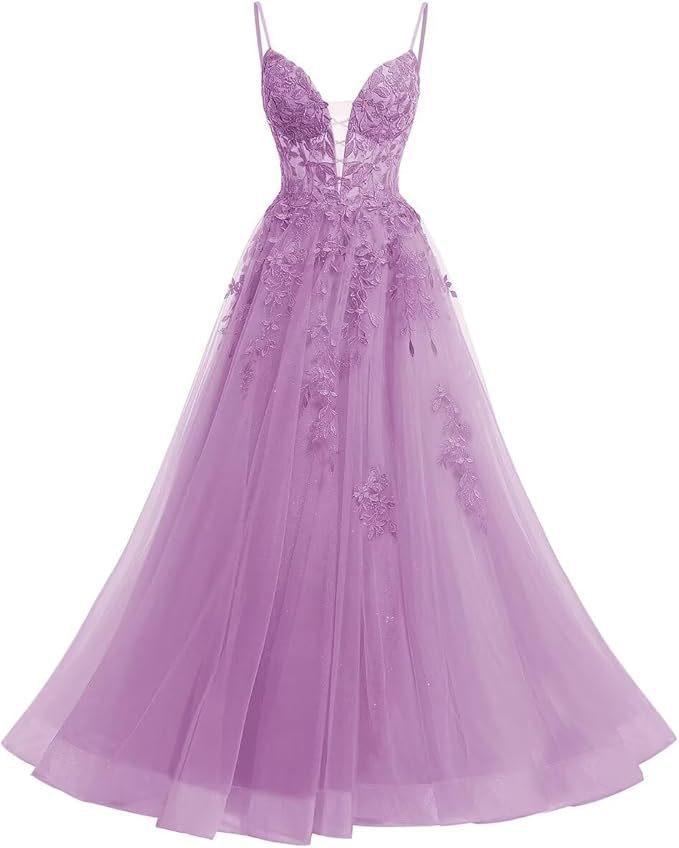 Evening Dress French Suspender Long Lace Fluffy Ball Dress Back Strap Dress Long Dress