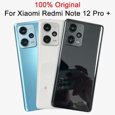 Zadní zadní kryt krytu pro Xiaomi Redmi Note 12 Pro+ 5G Glass Kryt baterie Zadní kryt krytu Náhradní díly