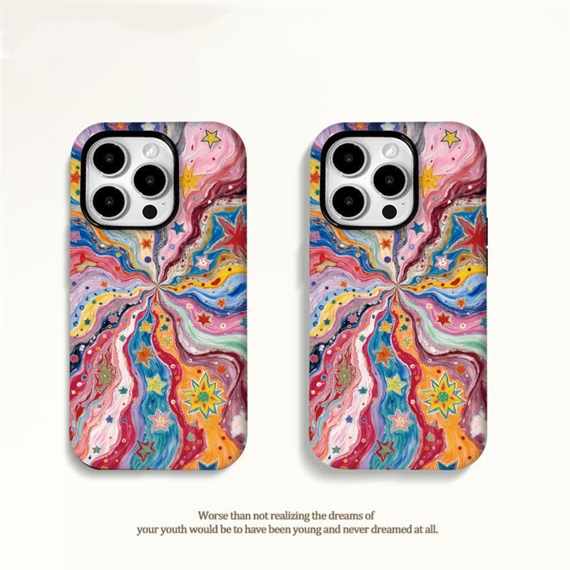 Multi-brand Glitter Star Case for iPhone 17 Pro Max, Huawei, Oppo, Xiaomi, and Vivo Phones