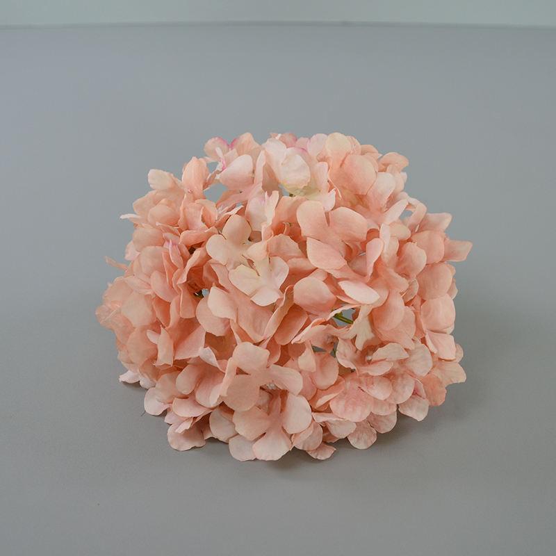 Artificial Flowers Wholesales Silk Large Size Party Decoration European Hydrangea Flowers Heads Artificial Flowers