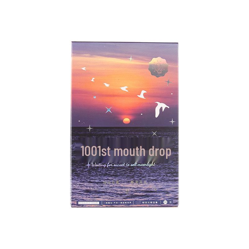 Mu Ran 1001st Sunset Postcard Series - Fresh Literary Luminous Greeting Cards (30 Sheets)